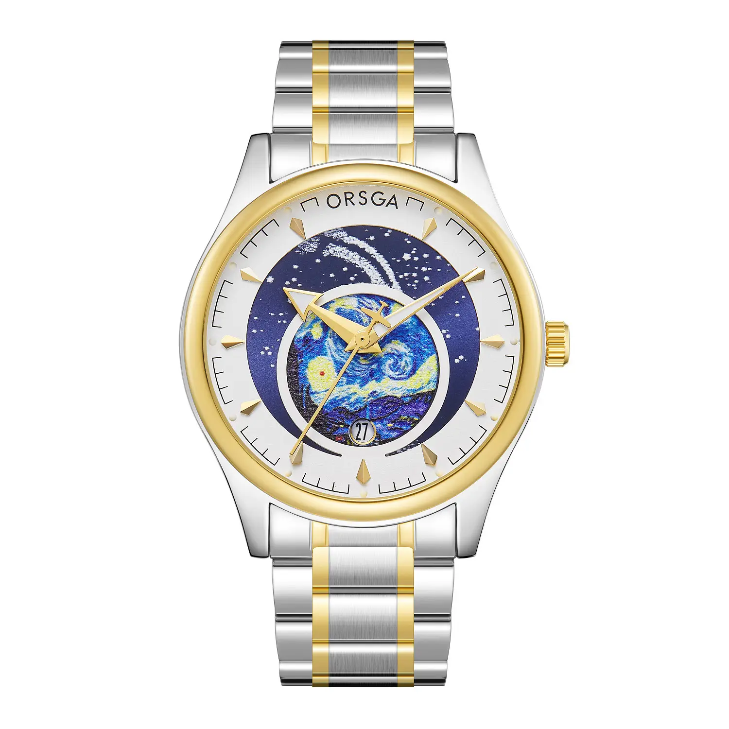 ORSGA Men's Starry Sky Watch with Luminous Dial