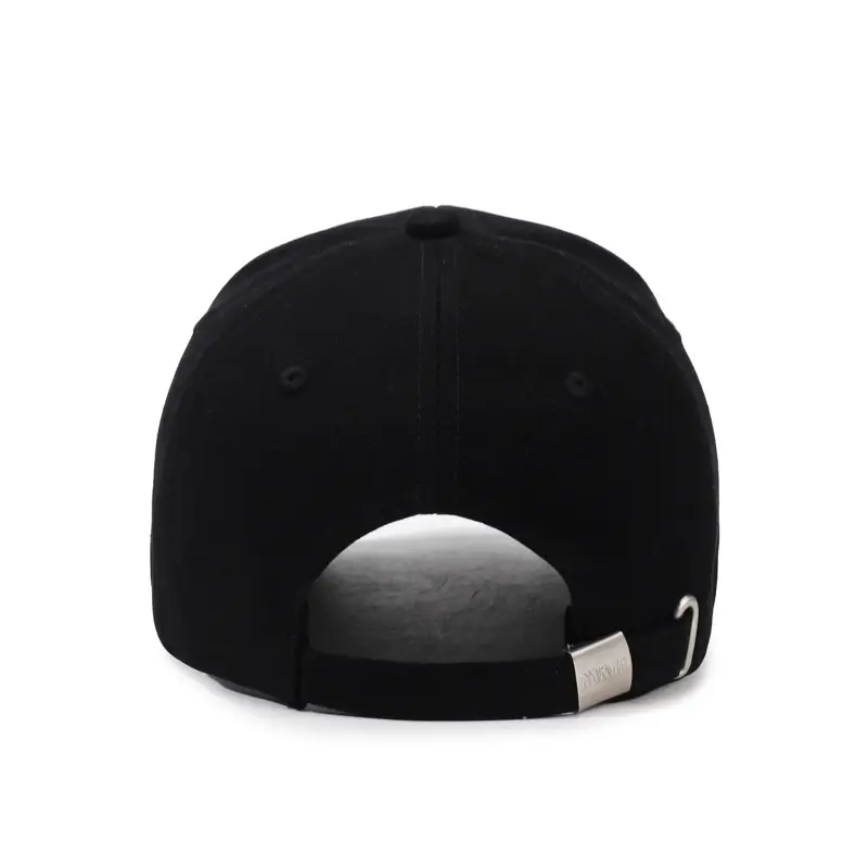 Black Korean Embroidered Baseball Cap for Men Women - Image 9