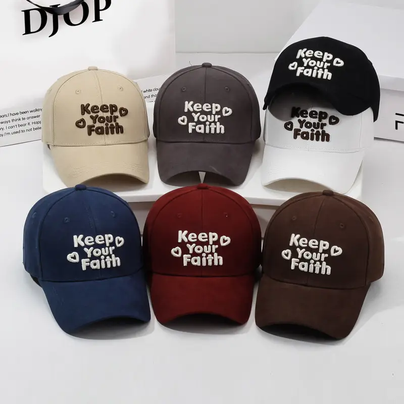 Black Korean Embroidered Baseball Cap for Men Women - Image 11