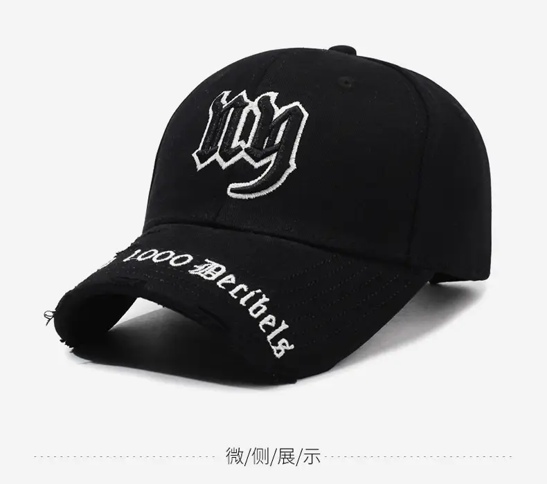 Beige Embroidered Baseball Cap with Three-Letter Logo — feature 10