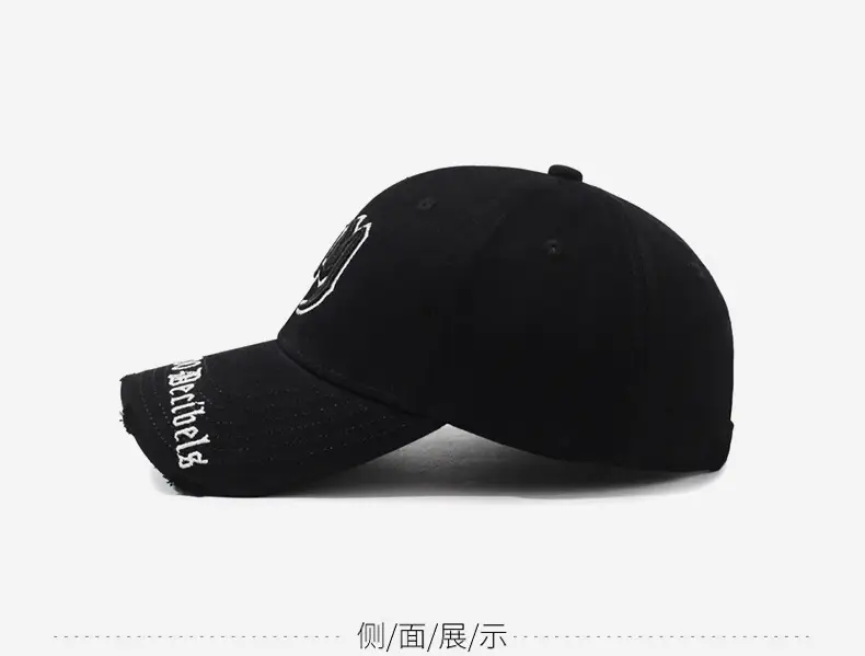Beige Embroidered Baseball Cap with Three-Letter Logo — feature 11