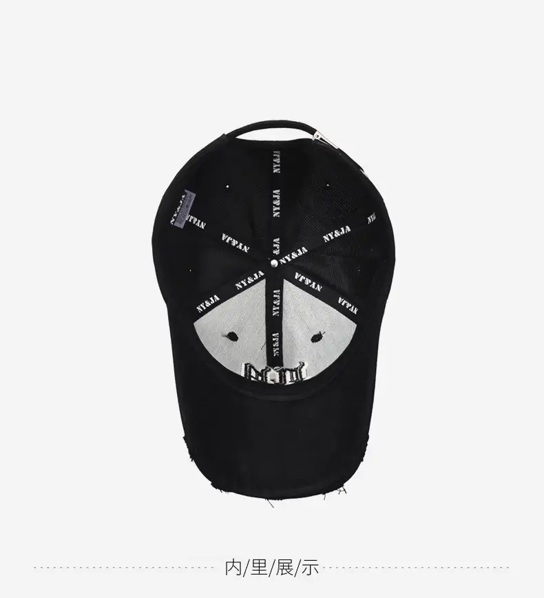 Beige Embroidered Baseball Cap with Three-Letter Logo — feature 14