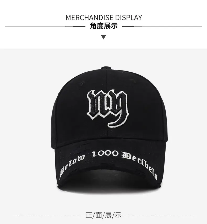 Beige Embroidered Baseball Cap with Three-Letter Logo — feature 9