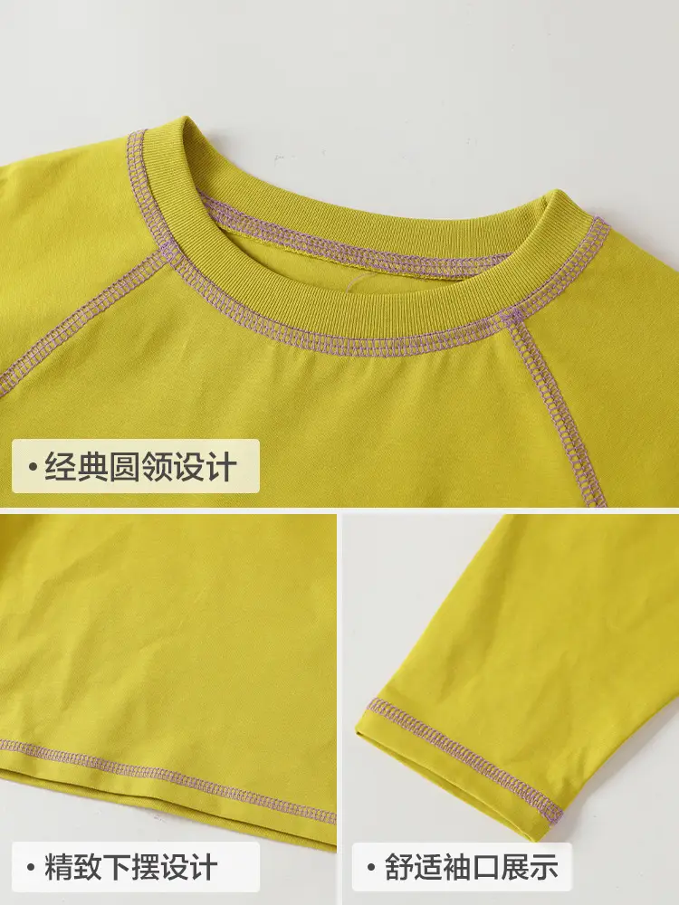 Kaka Panda Boys Long Sleeve T-Shirt White Green - Image 4