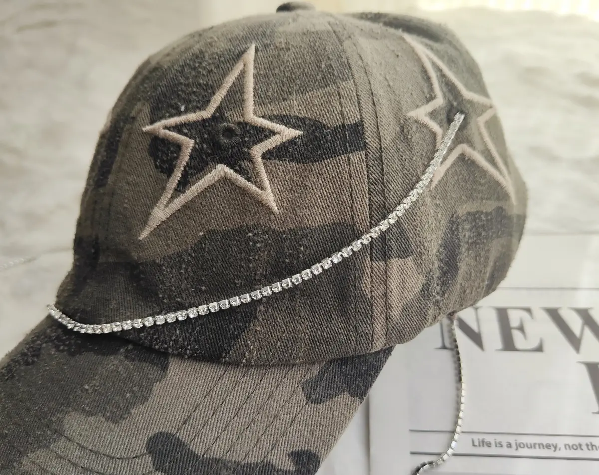 Korean Trendy Star Cap Women Army Green — feature 12