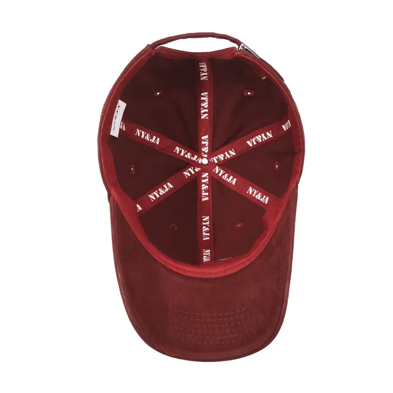 New Letter Embroidered Baseball Cap Brown