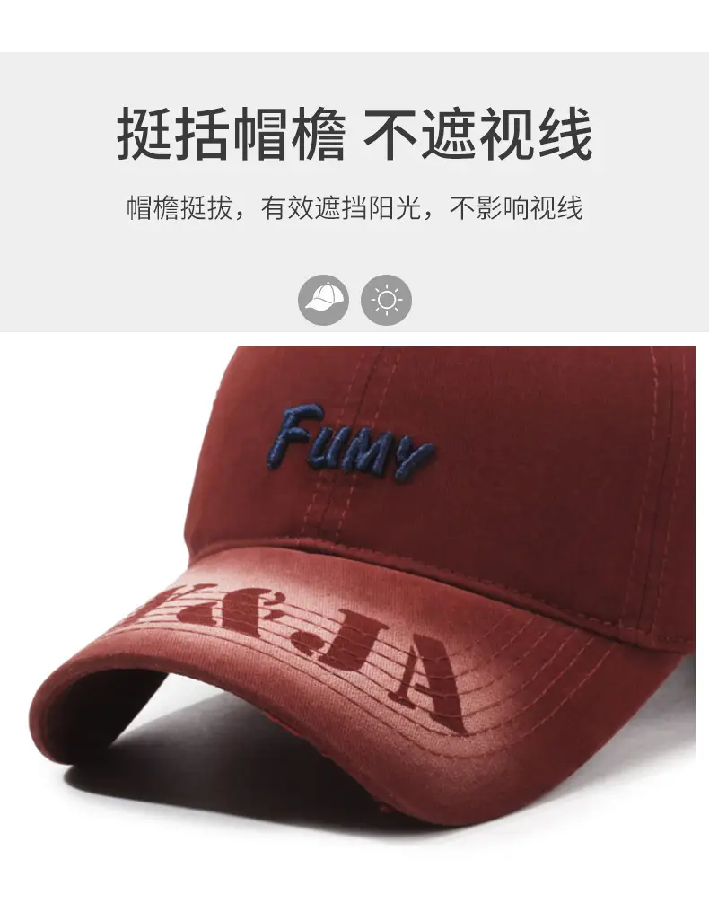 New Letter Embroidered Baseball Cap Brown — feature 3