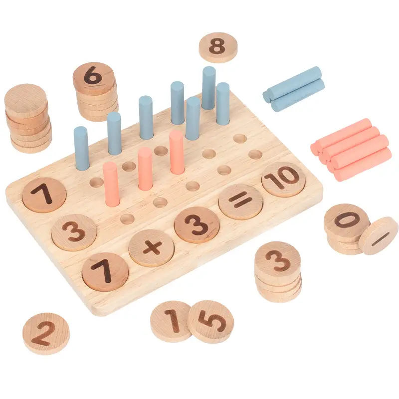 Cross-border 10-digit Counter Wooden Teaching Toy - Image 5