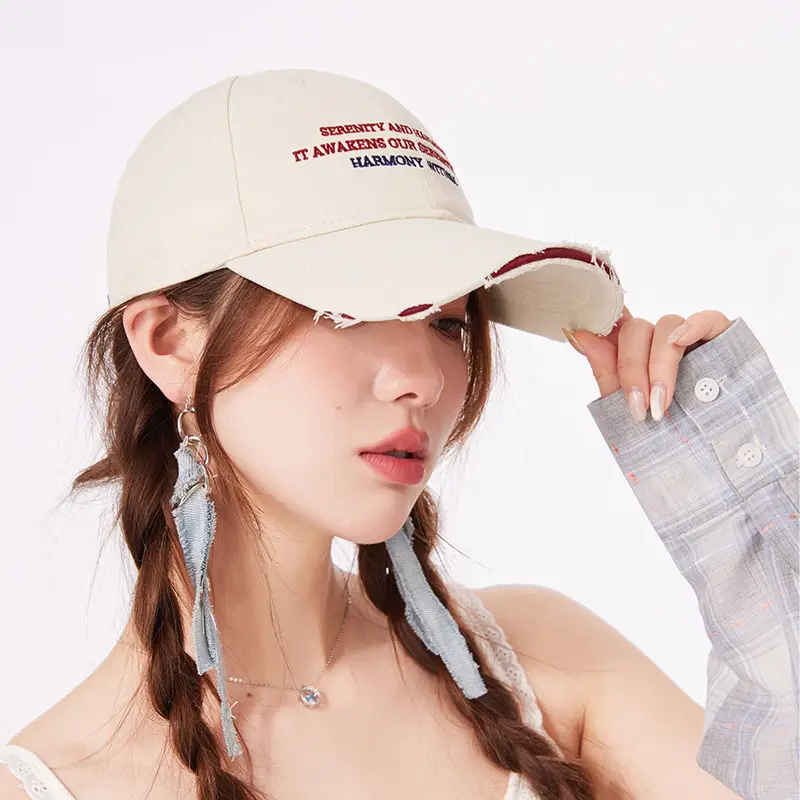 Women's Pure Cotton Baseball Cap Korean Style - Image 4