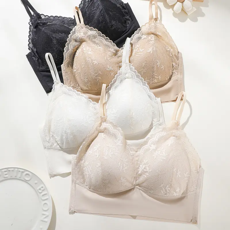 Lace Camisole Strapless Wireless Summer Push Up - Image 5