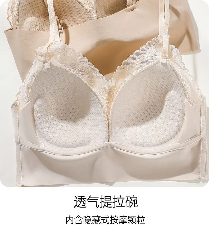 Lace Camisole Strapless Wireless Summer Push Up — feature 19