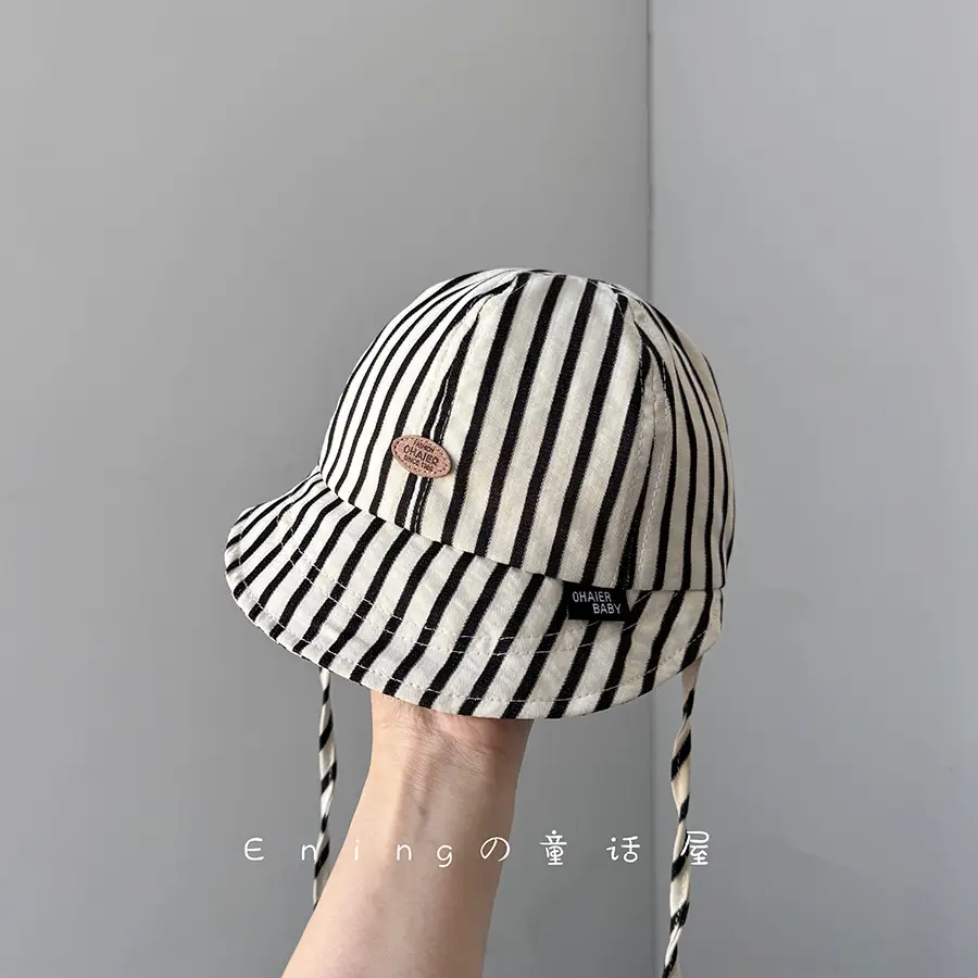 2025 New South Korea Baby Striped Sun Visor Hats - Image 5