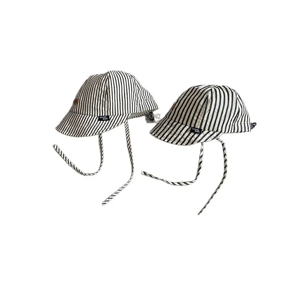 2025 New South Korea Baby Striped Sun Visor Hats - Image 8