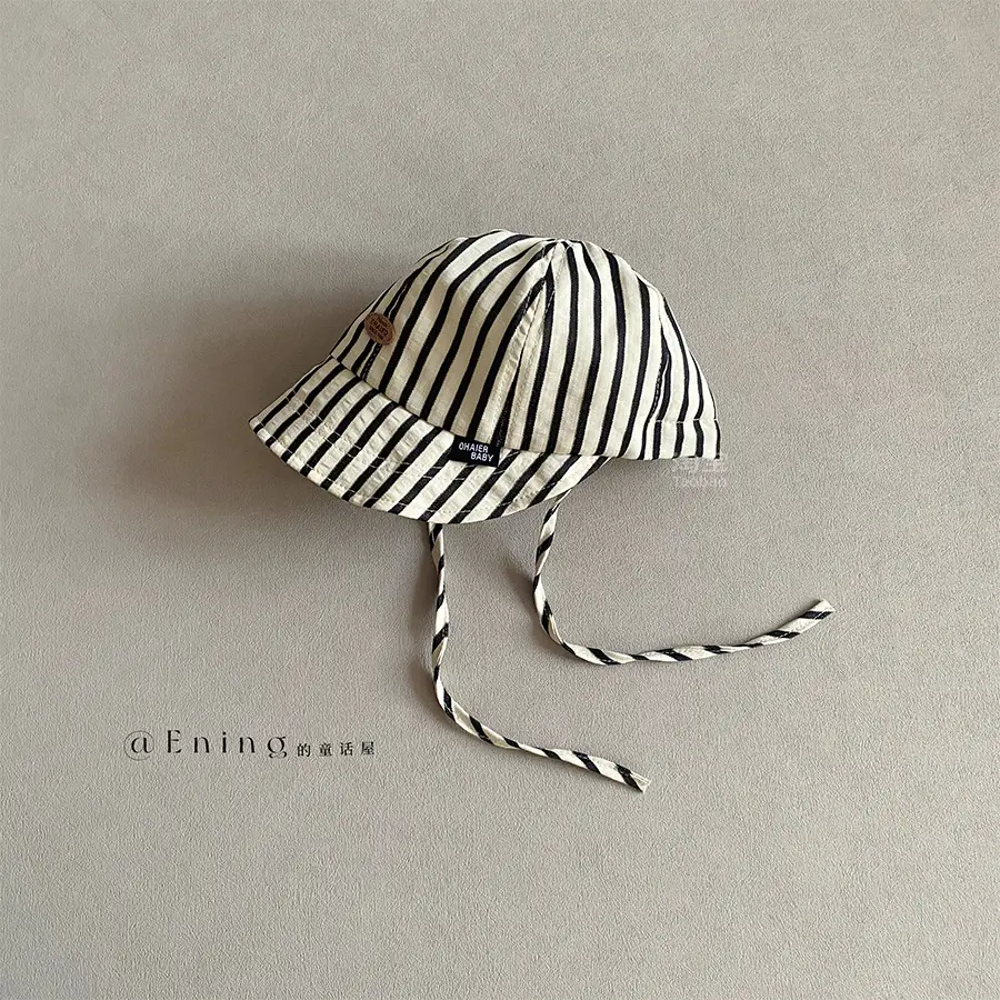 2025 New South Korea Baby Striped Sun Visor Hats - Image 3