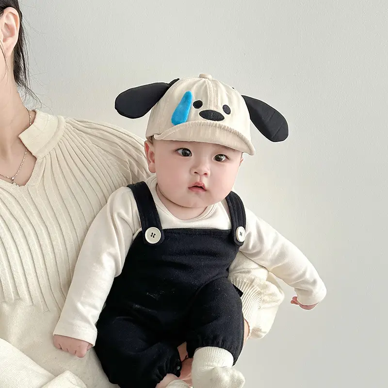 Baby's Beanie Hat with Dolly Ears Sunscreen Cap - Image 5