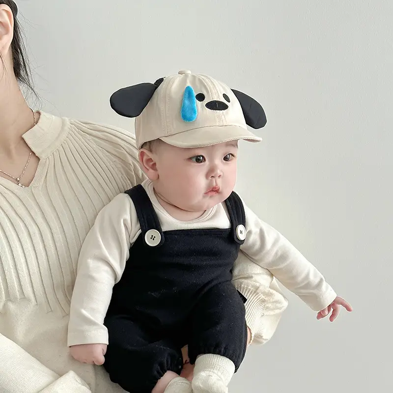 Baby's Beanie Hat with Dolly Ears Sunscreen Cap - Image 8