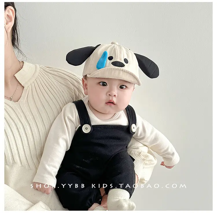 Baby's Beanie Hat with Dolly Ears Sunscreen Cap — feature 1