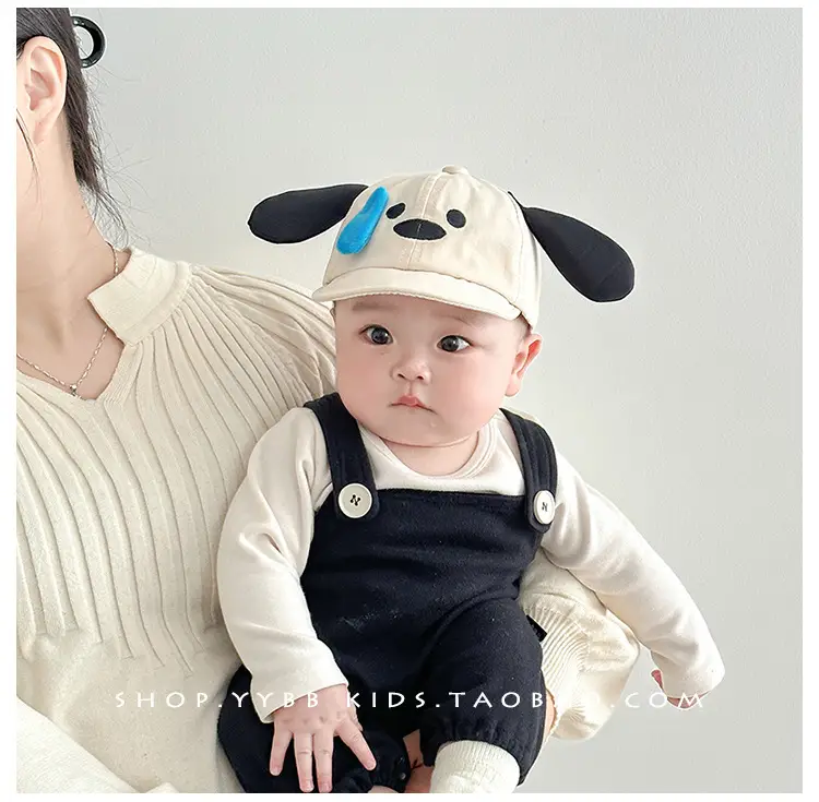 Baby's Beanie Hat with Dolly Ears Sunscreen Cap — feature 2