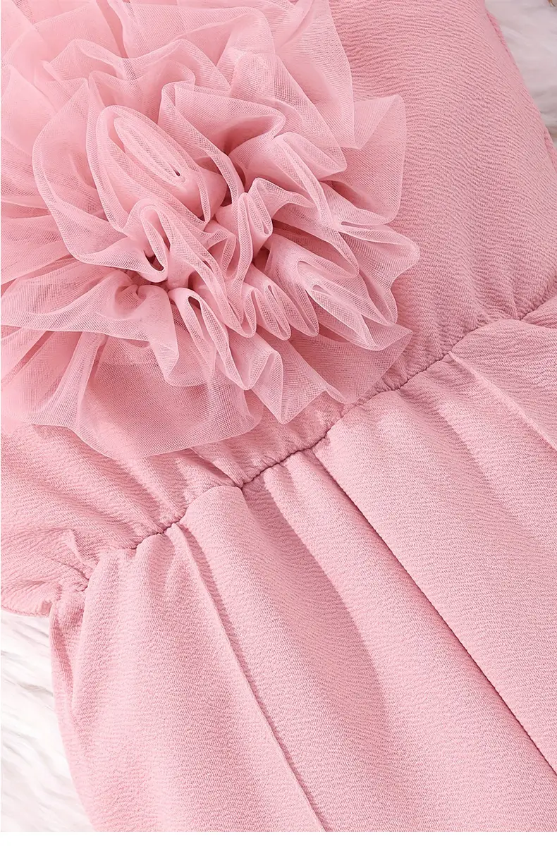 Girls' Handmade Flower Micro Trousers Spring Summer — feature 3