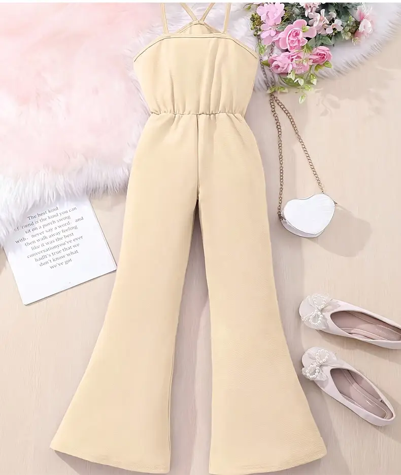 Girls' Handmade Flower Micro Trousers Spring Summer — feature 6