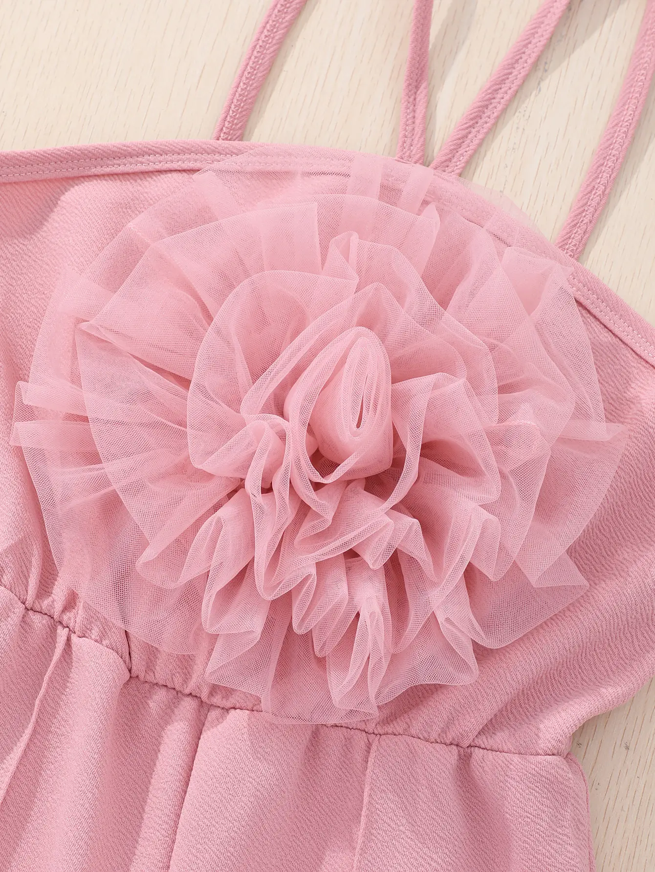 Girls' Handmade Flower Micro Trousers Spring Summer — feature 9