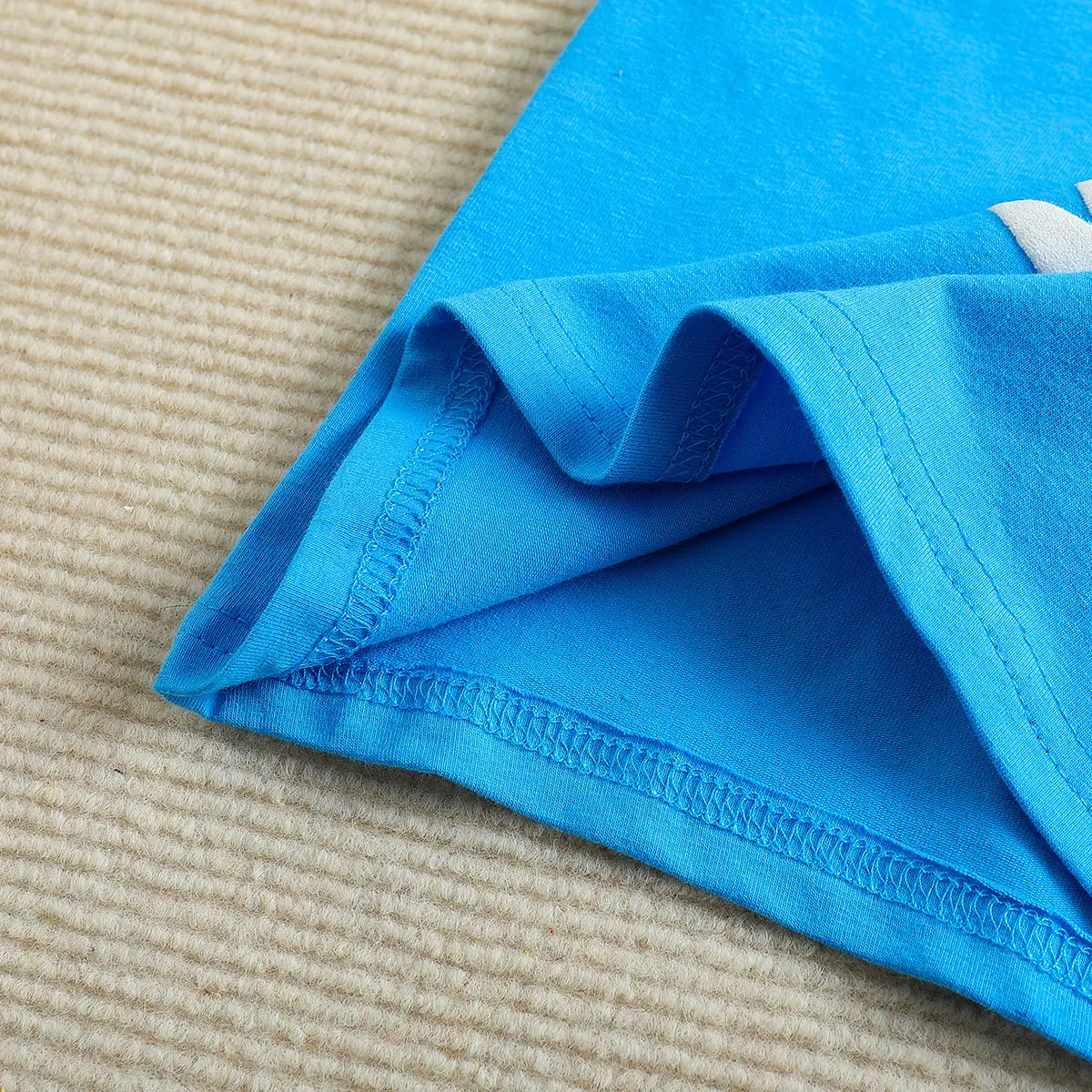 Blue T-Shirt + Denim Shorts for Boys Summer Casual Set — feature 7