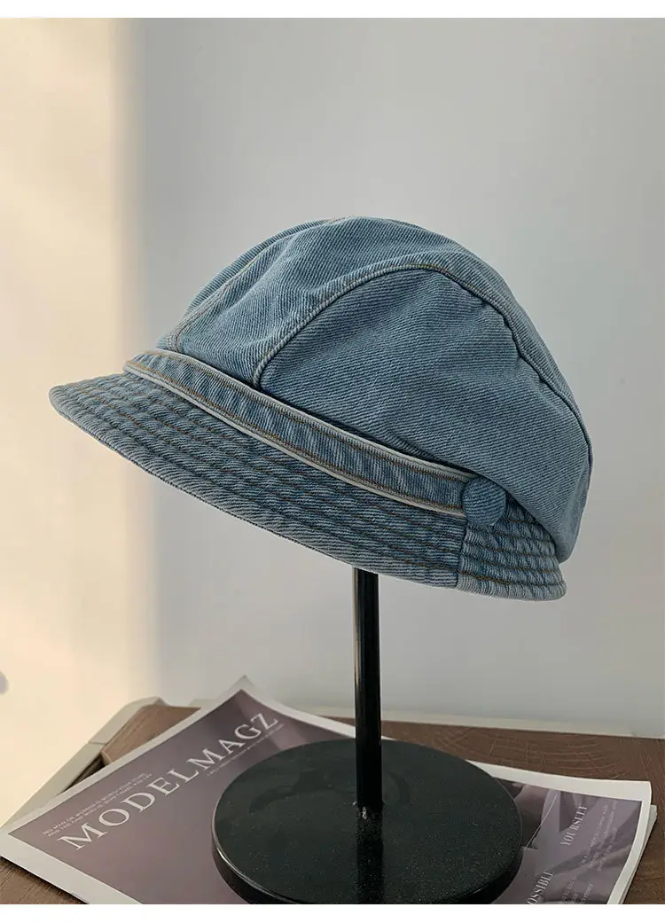 Vintage Denim Duck Cap for Women Spring Summer — feature 10