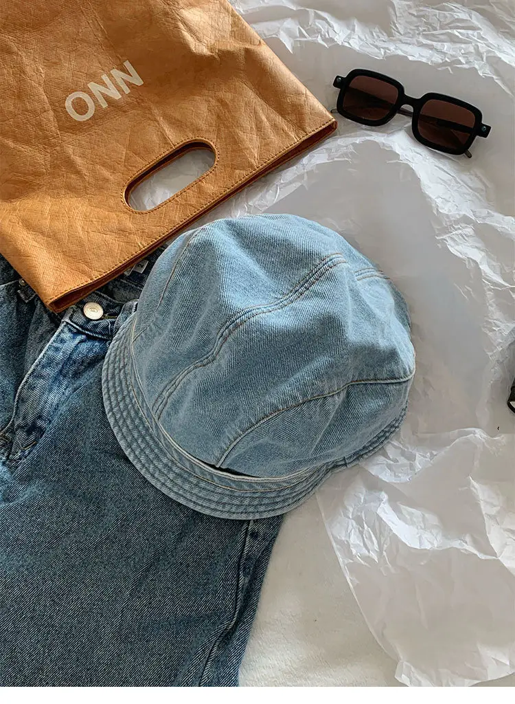 Vintage Denim Duck Cap for Women Spring Summer — feature 11