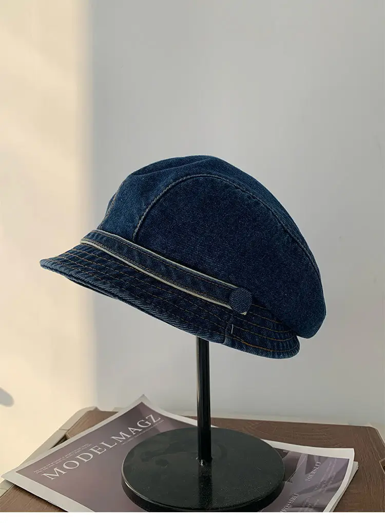 Vintage Denim Duck Cap for Women Spring Summer — feature 12