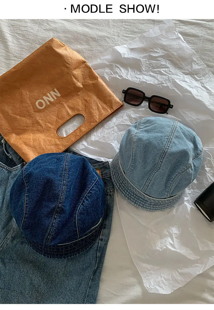 Vintage Denim Duck Cap for Women Spring Summer — feature 6