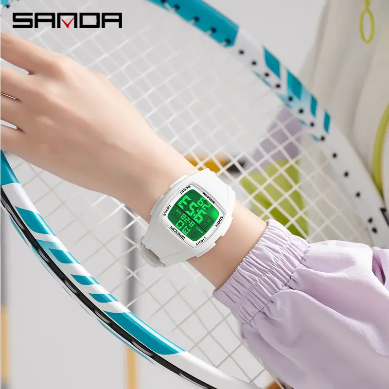 Sanda Digital Watch Black Waterproof 82222 - Image 6