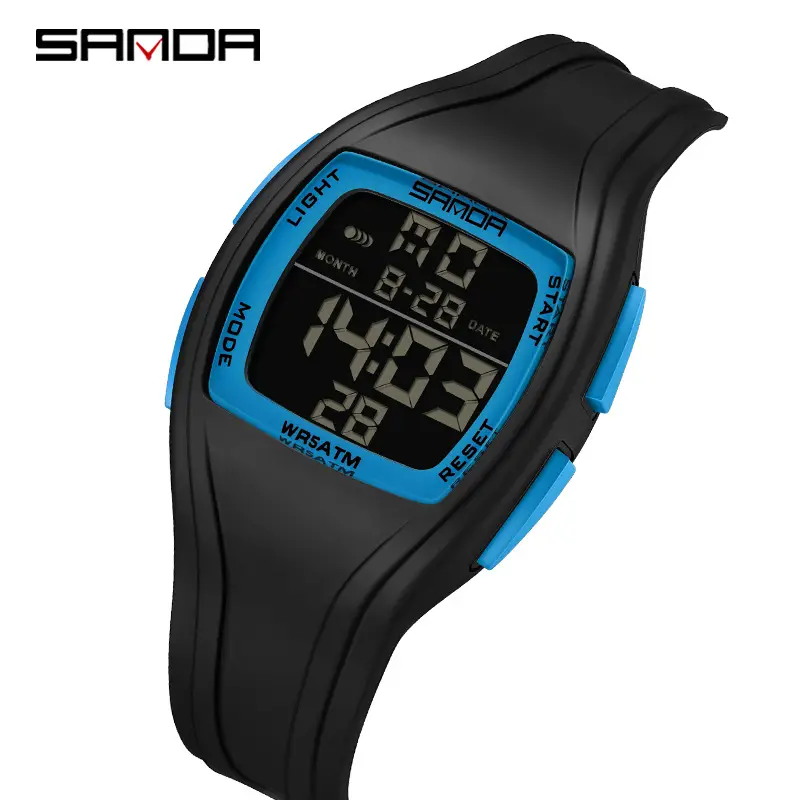 Sanda Digital Watch Black Waterproof 82222 - Image 9