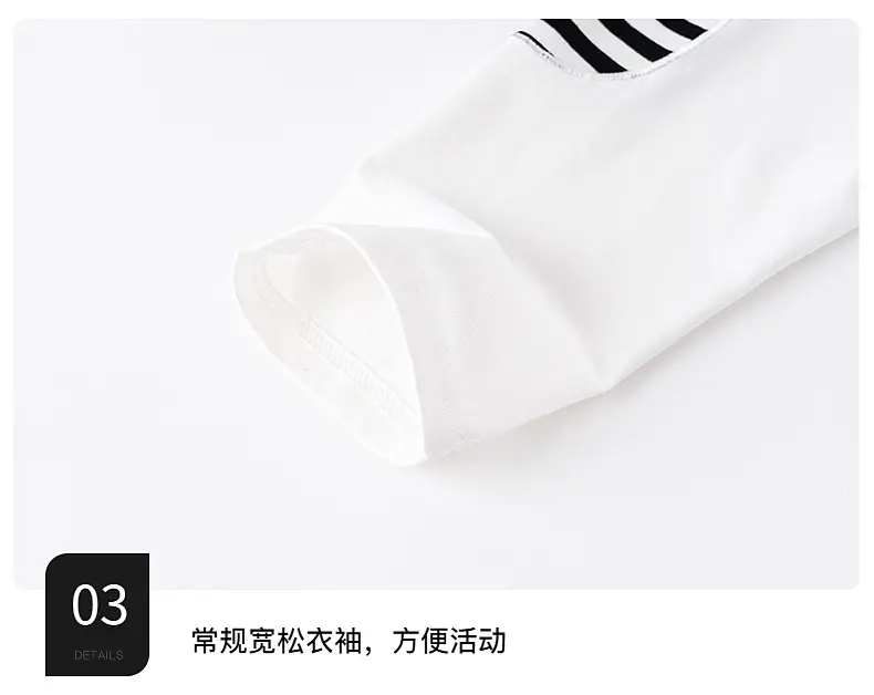 Boys Long Sleeve T-Shirt White Cotton 2025 Medium Large — feature 10