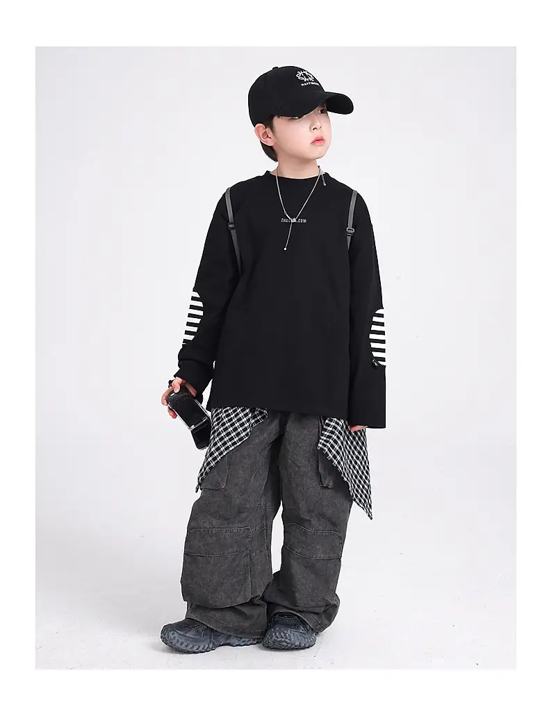 Boys Long Sleeve T-Shirt White Cotton 2025 Medium Large — feature 24