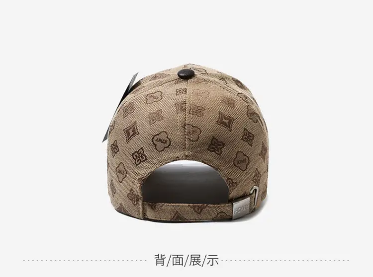 Women Black Embroidered Duckbill Cap with Logo Patch — feature 11