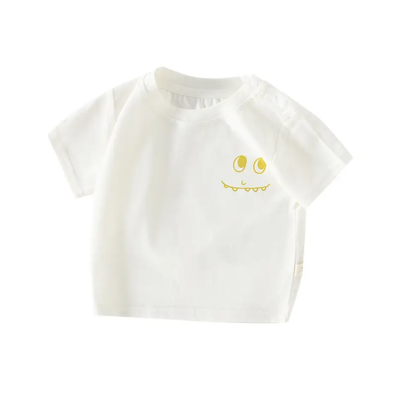 Light Blue Cartoon Baby T-Shirt for Boys - Image 7