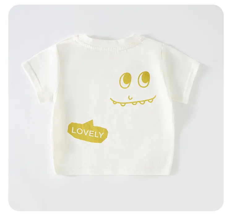 Light Blue Cartoon Baby T-Shirt for Boys — feature 11