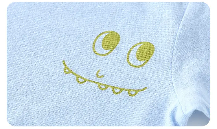 Light Blue Cartoon Baby T-Shirt for Boys — feature 14