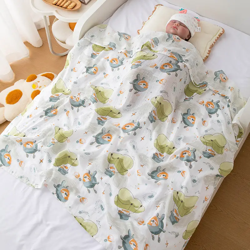 Baby Cotton Scarf for Single Bed Baby Mosquito Protector — feature 1