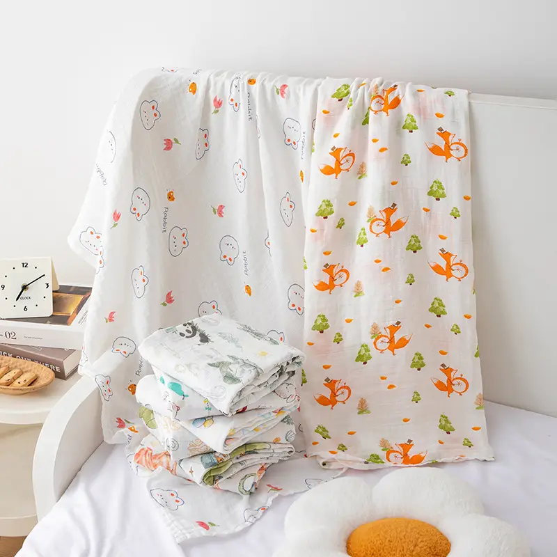 Baby Cotton Scarf for Single Bed Baby Mosquito Protector — feature 7