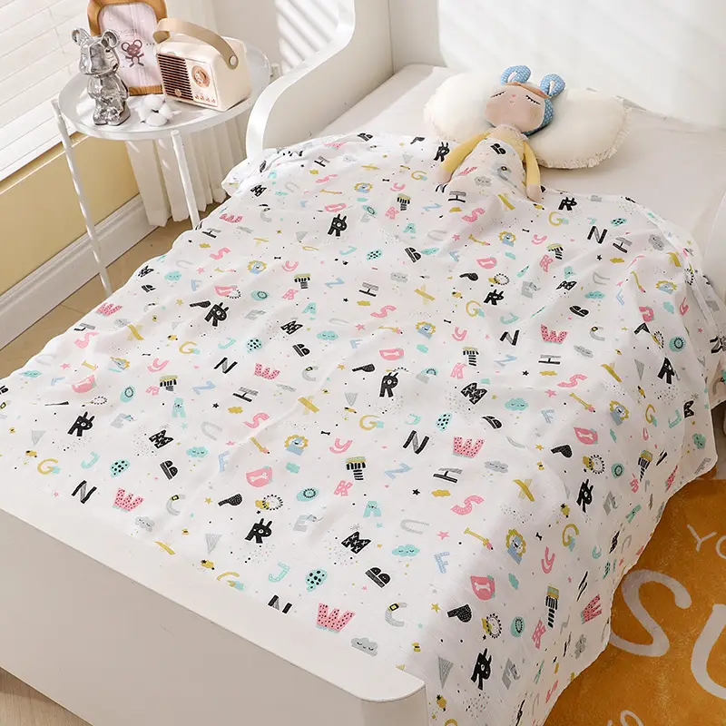 Baby Cotton Scarf for Single Bed Baby Mosquito Protector - Image 12