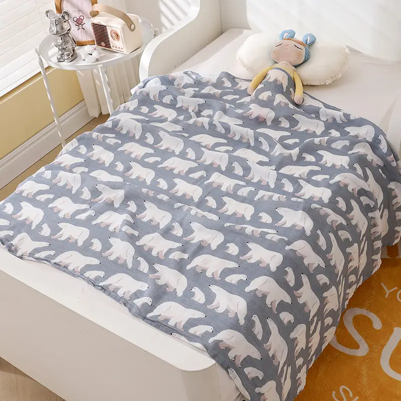 Baby Cotton Scarf for Single Bed Baby Mosquito Protector - Image 15