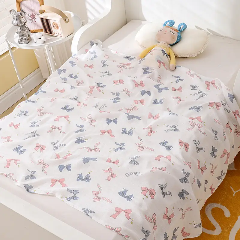 Baby Cotton Scarf for Single Bed Baby Mosquito Protector - Image 16