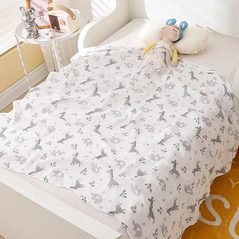 Baby Cotton Scarf for Single Bed Baby Mosquito Protector - Image 17