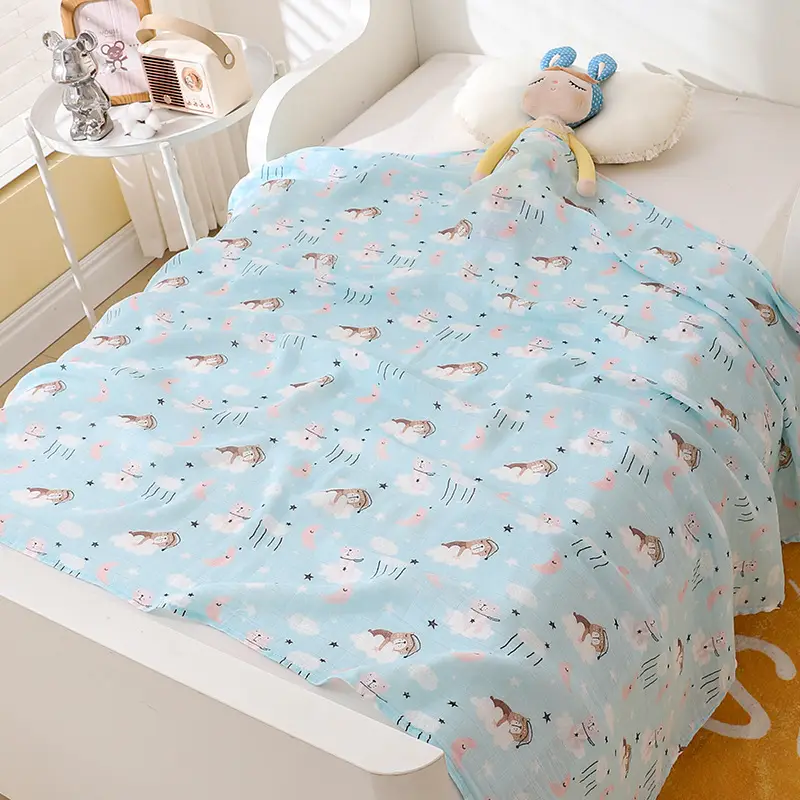 Baby Cotton Scarf for Single Bed Baby Mosquito Protector - Image 20