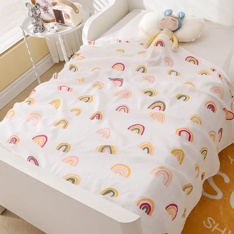 Baby Cotton Scarf for Single Bed Baby Mosquito Protector - Image 21