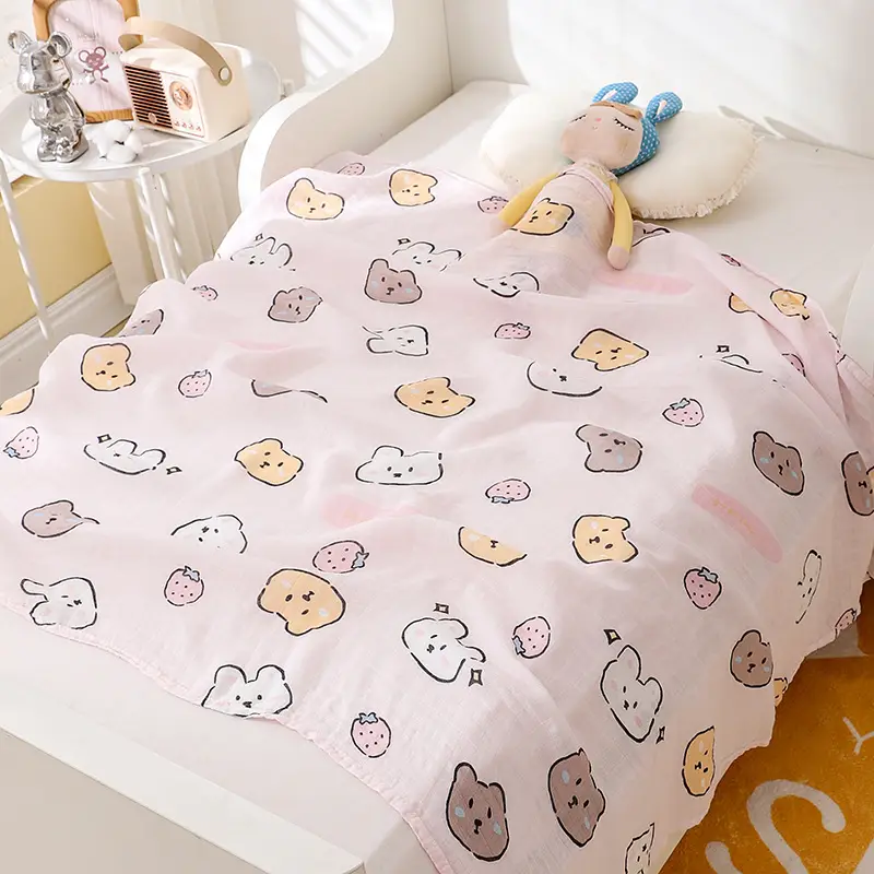 Baby Cotton Scarf for Single Bed Baby Mosquito Protector - Image 22