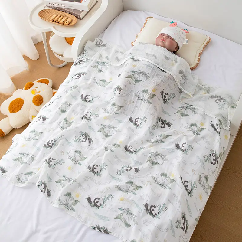 Baby Cotton Scarf for Single Bed Baby Mosquito Protector - Image 5