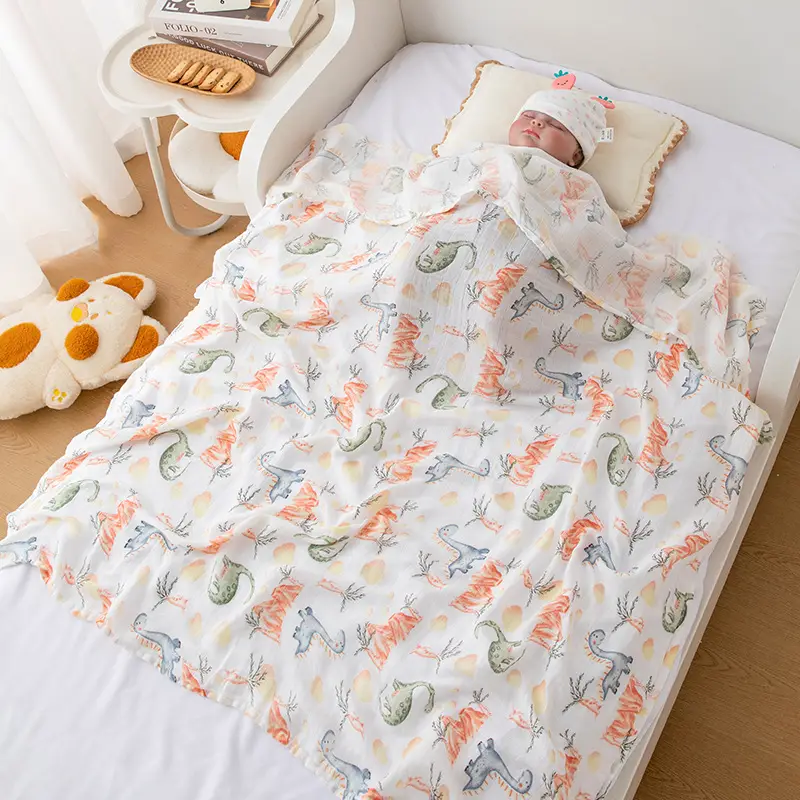 Baby Cotton Scarf for Single Bed Baby Mosquito Protector - Image 7