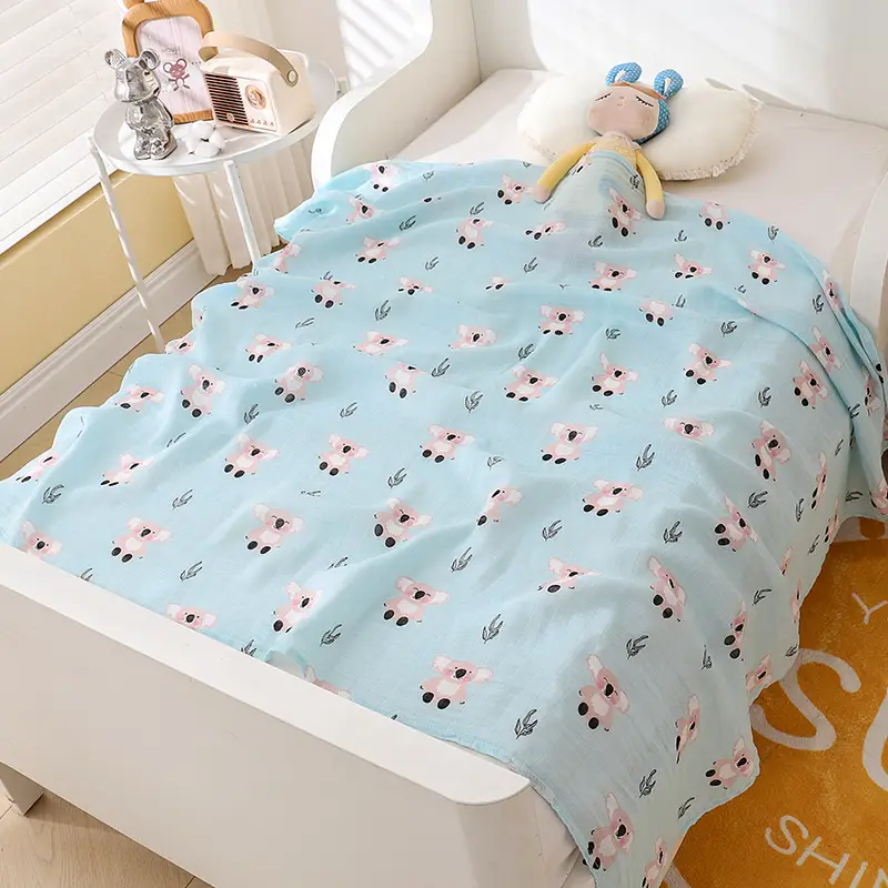 Baby Cotton Scarf for Single Bed Baby Mosquito Protector - Image 9